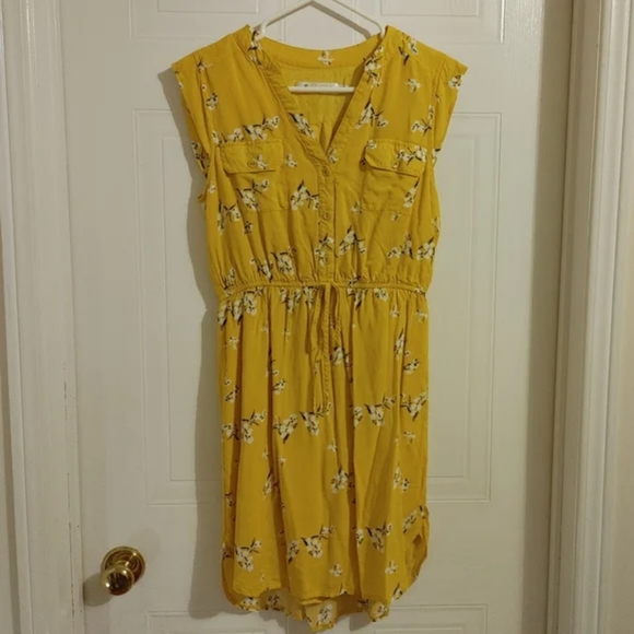 Sunny Girl A Way With Wood Sleeveless Shirt Dress from Mod Cloth - Picture 2 of 5